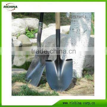 Digging Shovels,High Carbon Steel ,round and square head, long wood handle, rich experience