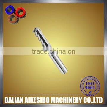 Tungsten carbide aluminum cutting roughing end mill