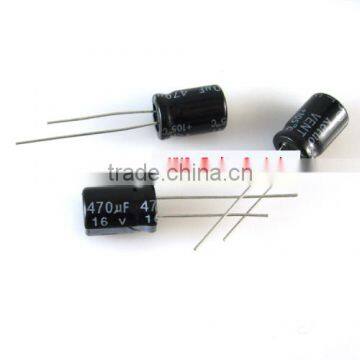 electrolytic capacitor 16V 470UF 8*12MM