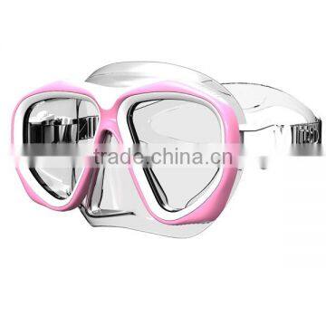 Silicone CustomizableTempered Glass Free Diving Mask(MK-200) photo-5