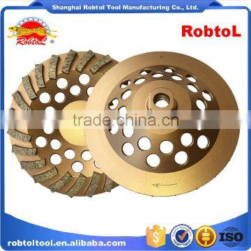 125mm Turbo Row Waved Spiral Diamond Grinding Disc Cup Wheel for Concrete Floor 5" Cutting Tools Abrasive Polishing Grinder photo-6