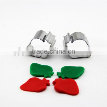 100% food grade wilton cake decorating tools strawberry shape cookie cutter