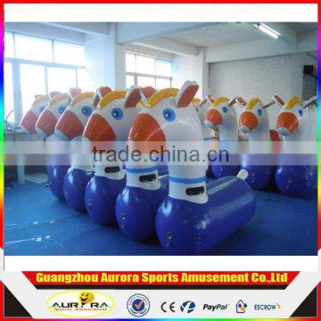 kids horse racing inflatable horse game inflatable pony horse