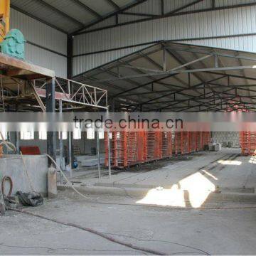 Semi-automatic sandwich dry wall panel production machine