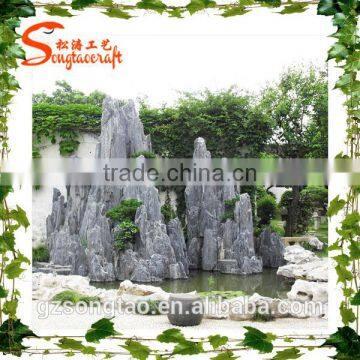 Artificial stone Fountain outdoor can be customized fiber glass artificial fountain for sale