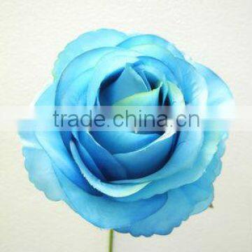 silk cloth decoration factory not cheap artificial flower head