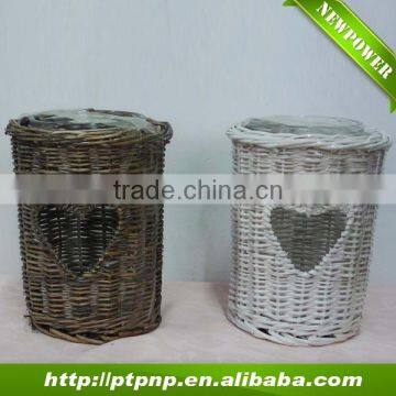 rattan flower pots with glass