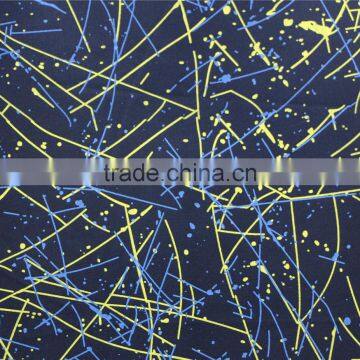 BLUE PAINT SPLASH FABRIC photo-2