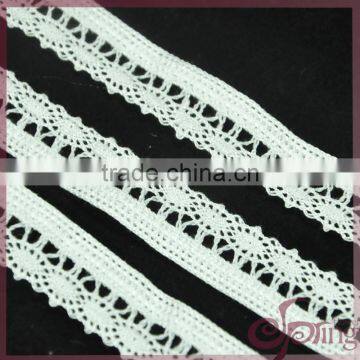 White chemical lace trimming, guipure embroidery lace trim for dress,blouse