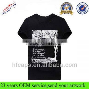 100% Cotton Short Sleeves Men's T Shirt Printing For Sale