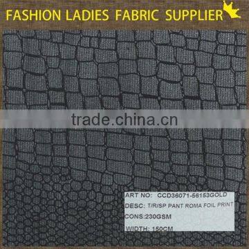 Latest Fashion Pants Foil Pante Roma for Trousers Wholesale Many Stocks Pante Roma Fabric photo-4