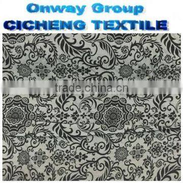 2016 shaoxing cicheng textile rayon border print