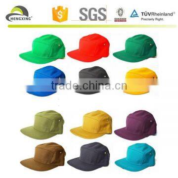 African Pattern Material Newest Leather Patch Cotton Brand 5 Panel Cap photo-6