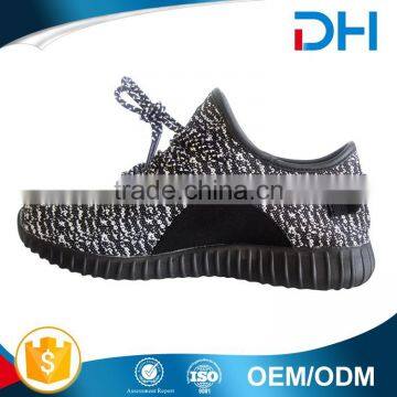 EVA insole black and white mesh men sport shoes