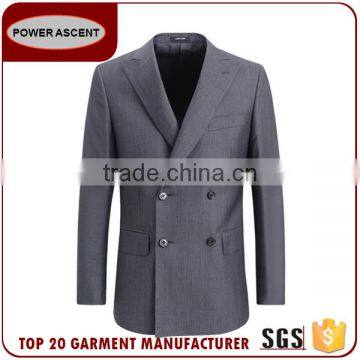 Men'S Double Breasted Stripped Coat Pant Men Suit Formal Business Suits