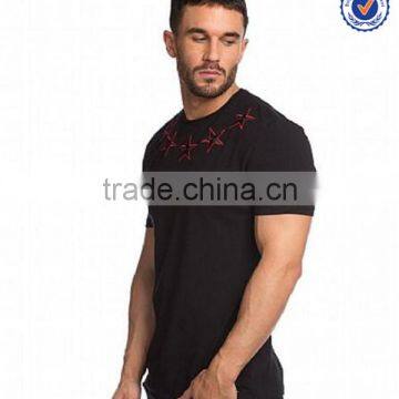 Wholesale China Brushed Cotton Mens Custom Tshirts photo-2