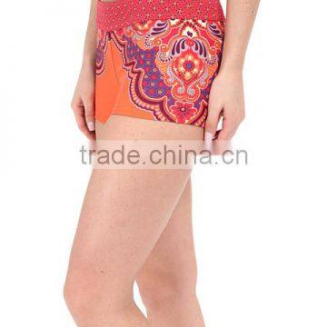 Women Swimming Pants Printing Dry Fit Sports Shorts photo-2