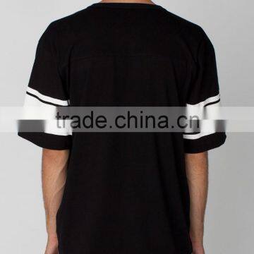 Hot Sale v Neck Two Tone t- Shirt Wholesale photo-3
