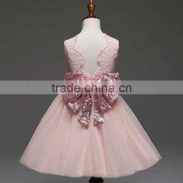 2017New Arrival Baby Girls Lace Dress Baby Frock Design Pictures #C00294 photo-4