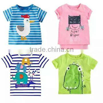 Wholesale fashion clothing boys clothes strip CartoonT-Shirts