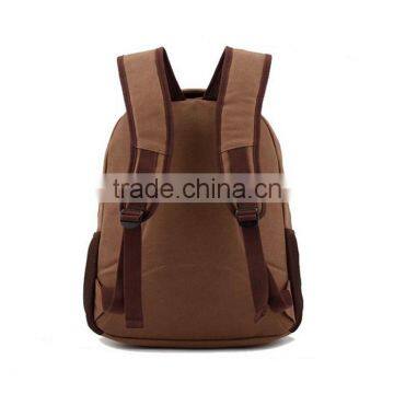 2016 New Style China Sport Canvas Backpack Wholesale Leather Custom Fashion Backpack photo-3