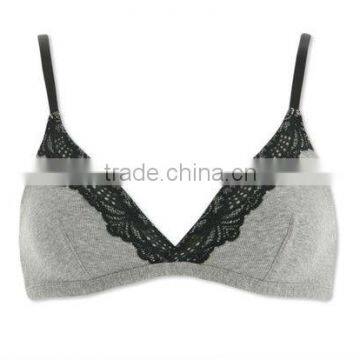 ladies cotton bra and panty underwear set