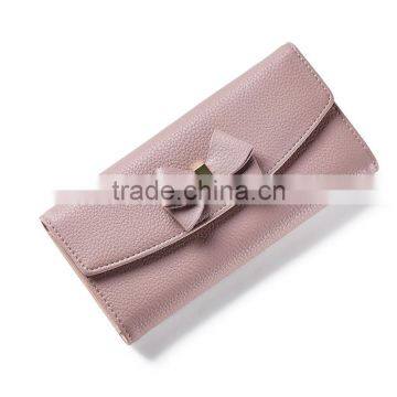 Wholesale Cheap Price Fashion Women Beauty Money Clip Bowknot Wallet &Purse photo-2