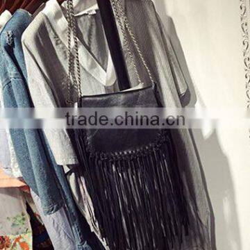 DY0071Z High Fashion Ladies Chain Fringe Shoulder Bag Tassels Bag photo-2