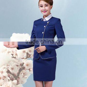 Custom Factory Wholesale New Fashion Outfit Stewardess Costume, Flight Attendant Uniforms photo-3