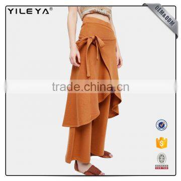 Ruffles Loose Pants Woman Pants photo-2