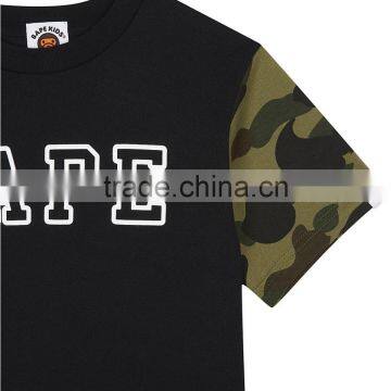 2017 Wholesale Children's Summer Baby Boy Camo Clothing Set Kids t Shirt Clothes Cotton Shorts and Socks Set photo-3
