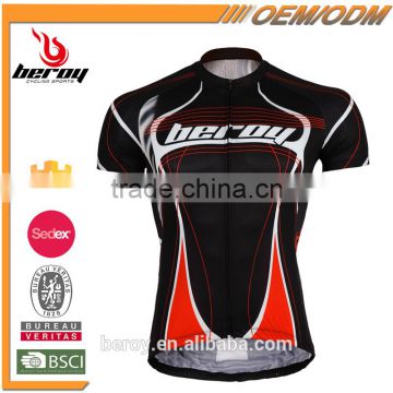 BEROY china custom cycling shirt,wholesale mens short sleeve cycling clothing