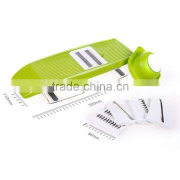 Kitchen Accessories Cooking Multi-functional Fruit Vegetable Cutter Slicer 4 Interchangeable Stainless Steel Blades Tools KC1340 photo-6