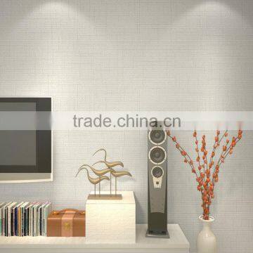 Modern Bedroom Warm Nonwoven Stripe Solid Color Wall Background Decoration Paper photo-4