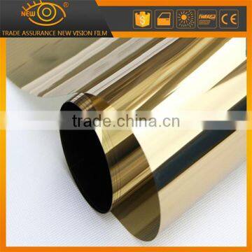 Gold silver commercial architecture window film solar control with best supply