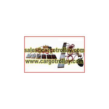 Air bearing casters for moving and handling works
