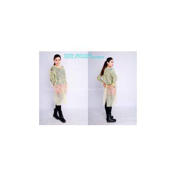 Medical Medium Weight Multi-Ply Fluid Resistant yellow Isolation Gown