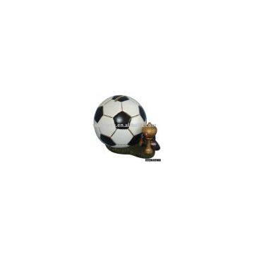 Polyresin Soccer Money Bank