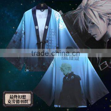 Final Fantasy Blue Cartoon Wholesale Cosplay Anime Costume photo-2