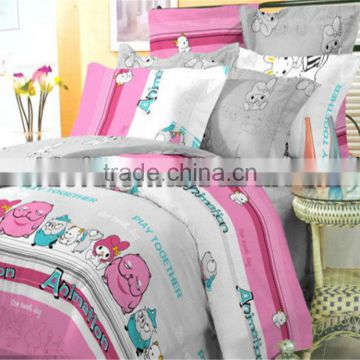 Children's Cartoon Cotton Bedding Set (SDF-2013NCT010-THSJ-RED)