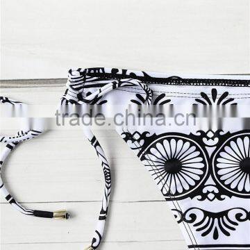 Sublimation Printing Swimsuit Recycled Fabirc Swimwear High Neck Bikini Swimsuits photo-4