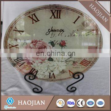 Sublimation Round Shape Blank Smooth Surface Tempered Glass Clock Face photo-6
