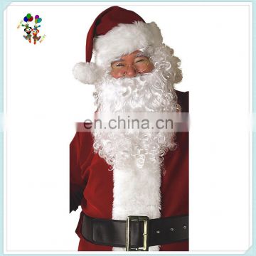 Adult Christmas Fancy Dress Costume Santa Hats with Beard HPC-1062