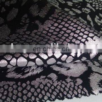 Winfar Textile Hot Sell 94% Polyester 6% Spandex Women Dress Python Silver Foil Scuba Print Knit Fabric photo-5