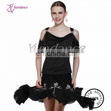 AB016 Dance Costumes Clothes Girls Latin Practice Dance Wear