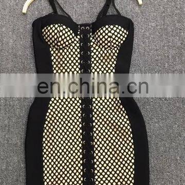 Sexy Women Straps Lace Up Front Corset Cami Mini Dress Party Dress Clubwear Dresses photo-4