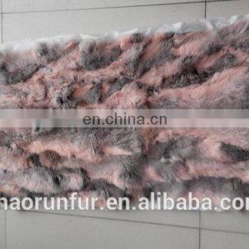 100% Real Natural Rabbit Fur Plate photo-5
