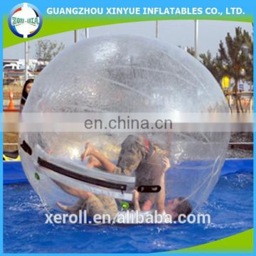 Giant inflatable clear ball for water games