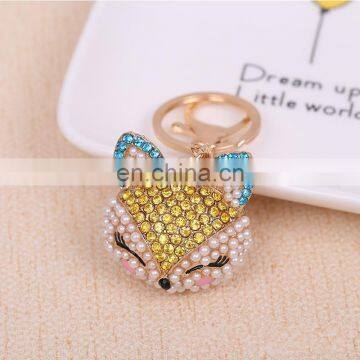 Fashion Metal Gifts Fox Head Keychain photo-5