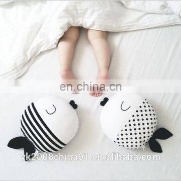 Baby stuffed plush fish soft toy as photography tool, custom baby fish sleeping pillow